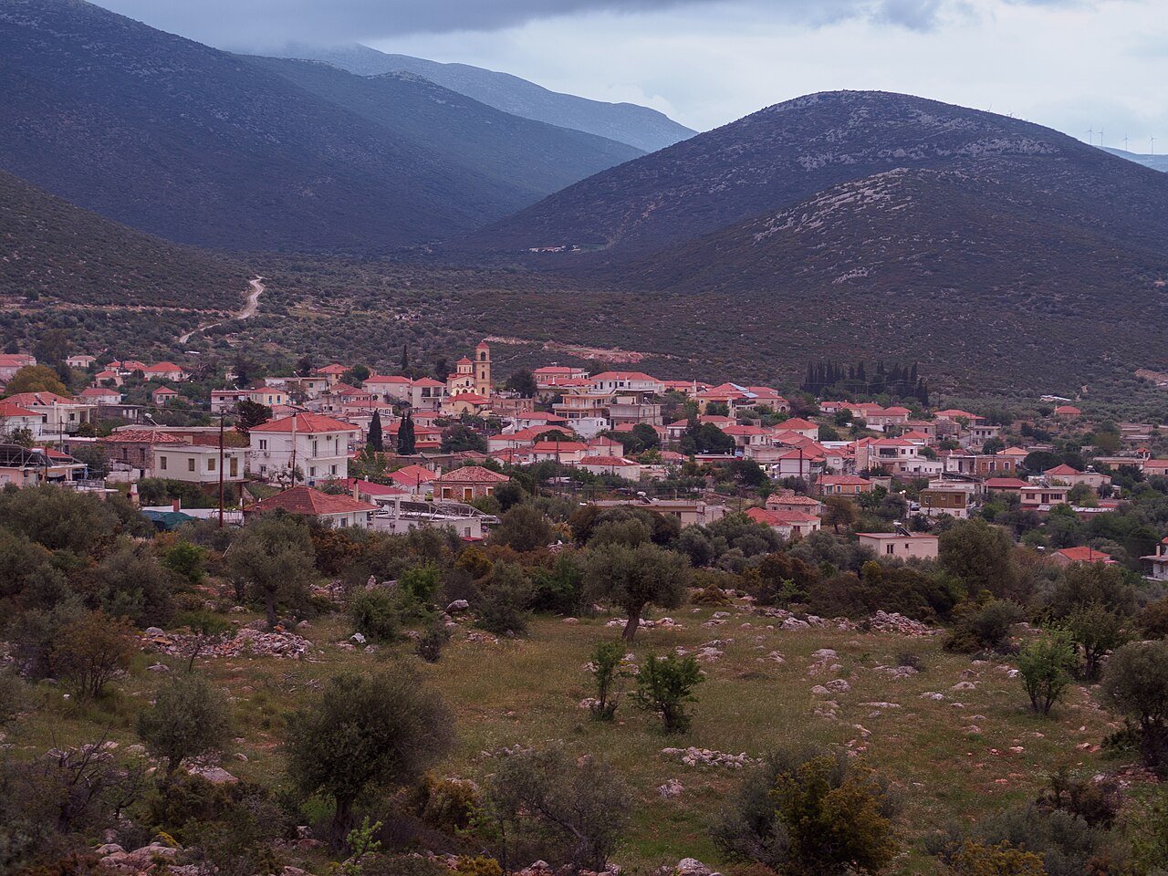 A view across Agios Dimitrios village