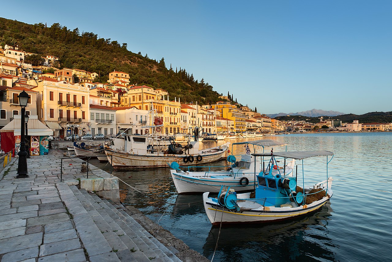 Gythio port and waterfront
